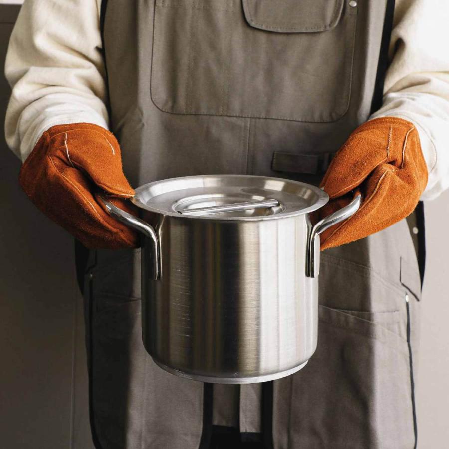 Leather mittens レザーミトン (S) 鍋つかみ 両手セット ミトン 牛革 手袋 牛革 キャンプ 料理 キッチン ミトン romo ロモ | romo | 13