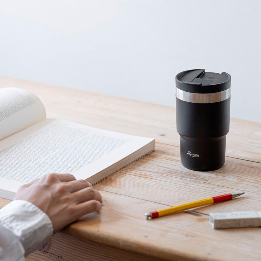 RIVERS リバーズ ウォールマグシェイド  真空 マグボトル 断熱 ステンレス タンブラー マイボトル コーヒー 珈琲 保温 保冷 キャンプ アウトドア 蓋付 フタ付き | RIVERS | 24