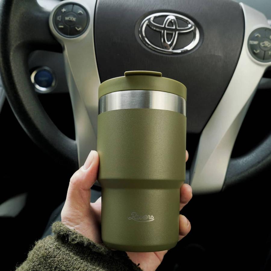 RIVERS リバーズ ウォールマグシェイド  真空 マグボトル 断熱 ステンレス タンブラー マイボトル コーヒー 珈琲 保温 保冷 キャンプ アウトドア 蓋付 フタ付き | RIVERS | 23