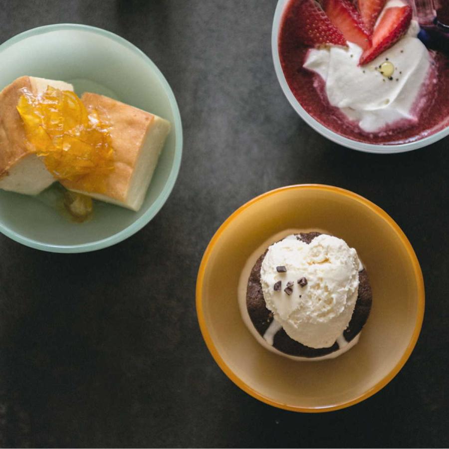 amabro アマブロ SNOW BOWL スノーボウル  デザートボウル 耐熱ガラス 食器 ガラス レンジ対応 レトロ ボウル スープ サラダ アクセサリー入れ　デザートカップ | amabro | 14