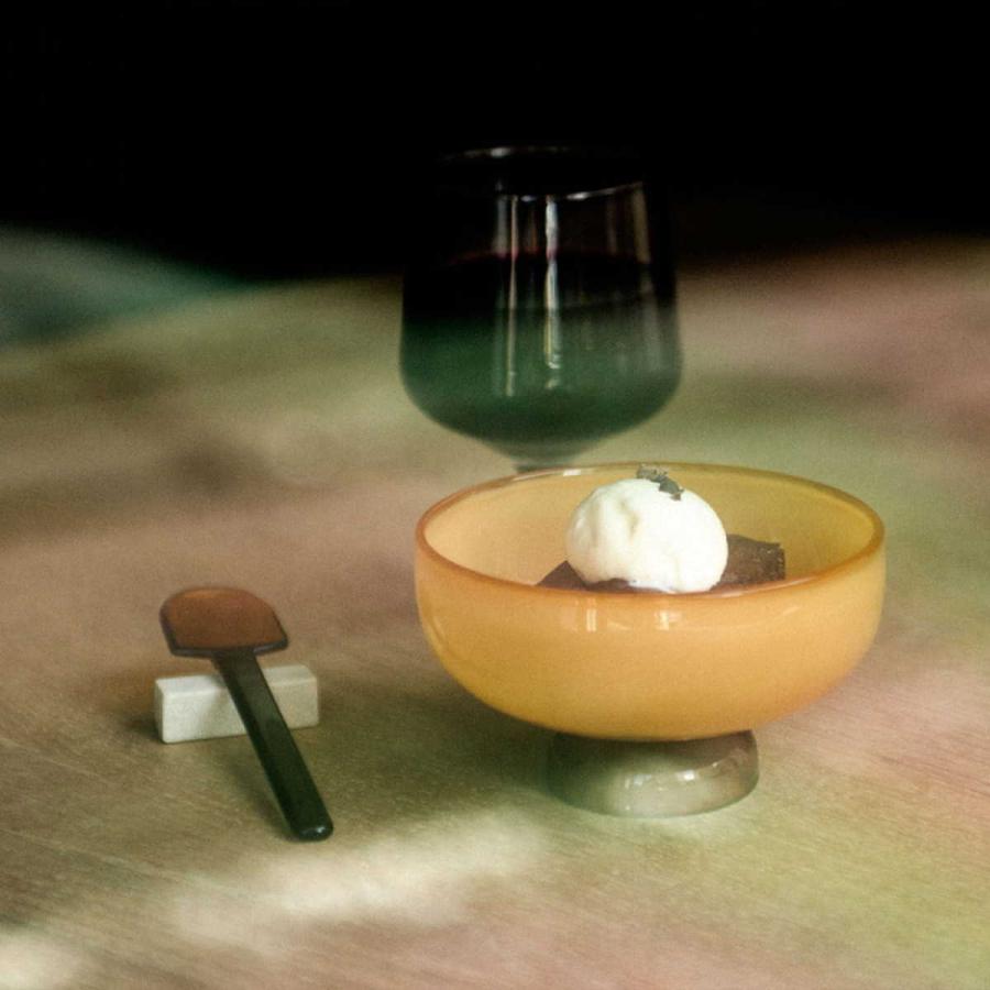 amabro アマブロ SNOW BOWL スノーボウル  デザートボウル 耐熱ガラス 食器 ガラス レンジ対応 レトロ ボウル スープ サラダ アクセサリー入れ　デザートカップ | amabro | 16