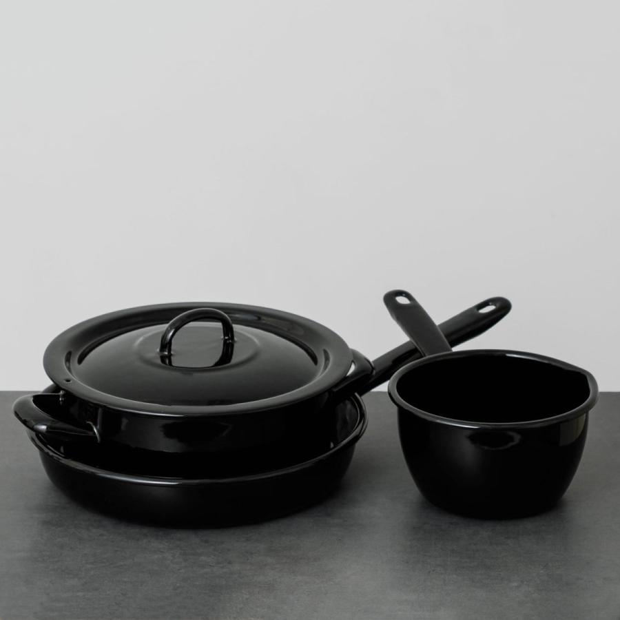 MUNDER社 ミュンダー社 Flying Pan フライパン 24cm ホーロー製 琺瑯 オーブン使用可 直火 ガス火 IH対応 おしゃれ クラシカル ギフト 引越し祝い 新生活 | MUNDER | 09