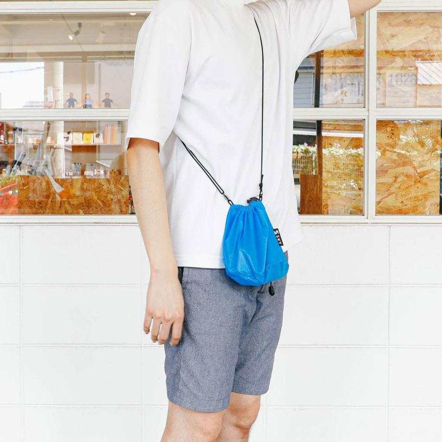 サコッシュ SKY DropBag ドロップバッグ 巾着 ショルダーバッグ リップストップナイロン 軽量 コンパクト ポーチ メンズ レディース 普段使い 旅行 |  | 22