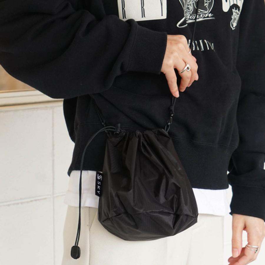 サコッシュ SKY DropBag ドロップバッグ 巾着 ショルダーバッグ リップストップナイロン 軽量 コンパクト ポーチ メンズ レディース 普段使い 旅行 |  | 15