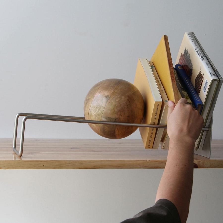 Slope Book End スロープブックエンド ブックエンド 本立て ブック スタンド アイアン 鉄 オブジェ レコード立て 新生活 | DETAIL | 16