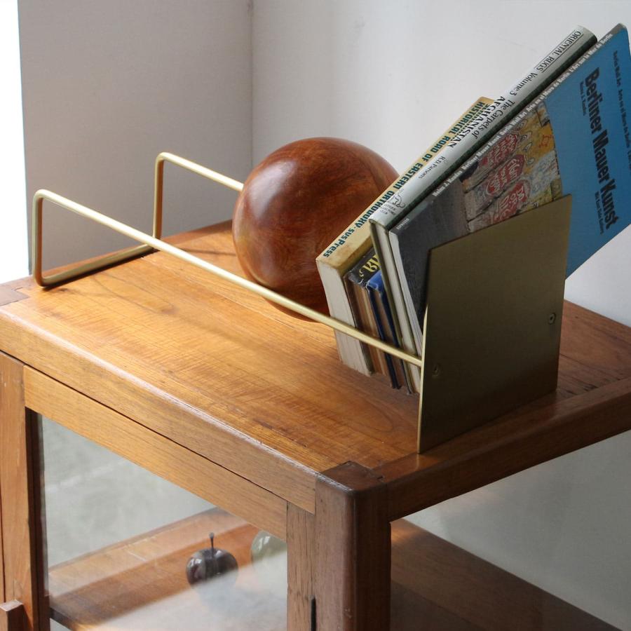 Slope Book End スロープブックエンド ブックエンド 本立て ブック スタンド アイアン 鉄 オブジェ レコード立て 新生活 | DETAIL | 12