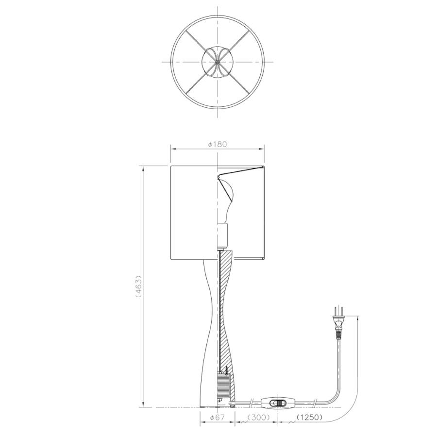 APROZ COPYING／T アプロス コピング 照明 ライト スタンドライト テーブルライト 1灯 間接照明 置型照明 日本製 おしゃれ 木製 ファブリック コンセント 新生活 |  | 12
