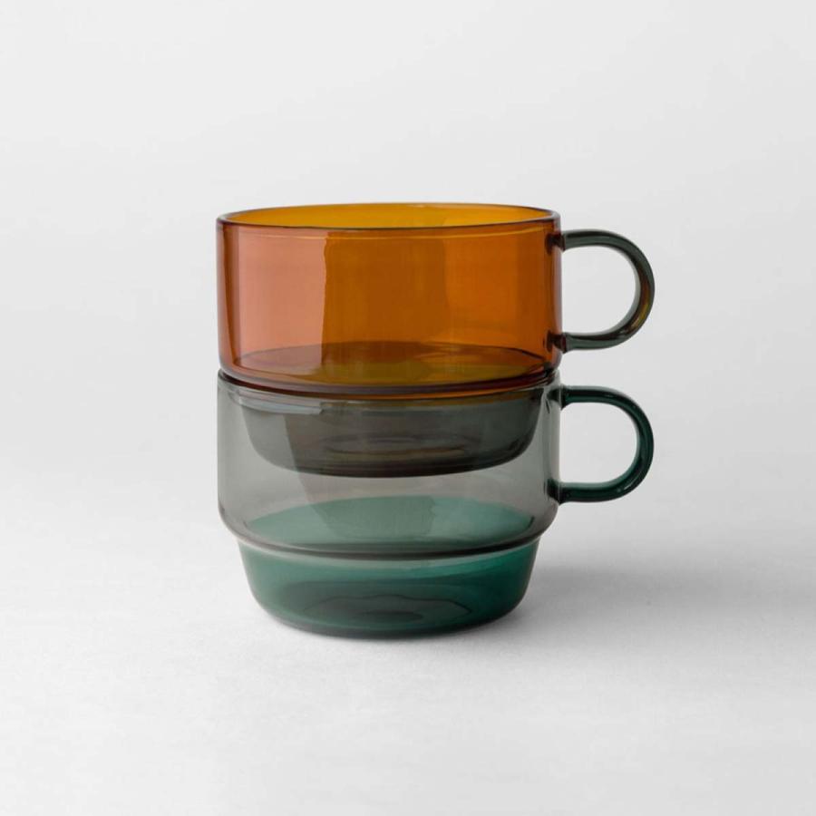 amabro アマブロ TWO TONE STACKING MUG ツートーン スタッキング マグ バイカラー スタッキング ガラス 耐熱ガラス コーヒーカップ ギフト おしゃれ 食洗機対応 | amabro | 07