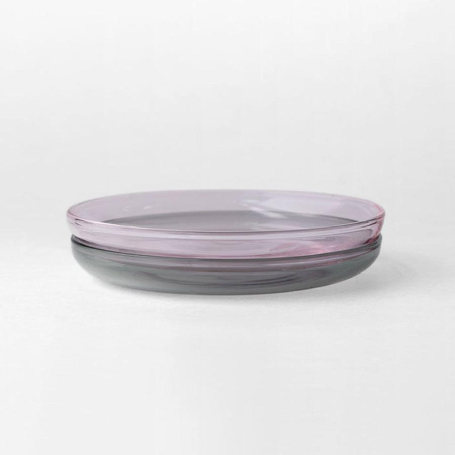 amabro アマブロ HEAT−PROOF DISH ヒートプルーフディッシュ バイカラー 小皿 ソーサー プレート ガラス 耐熱ガラス デザート アクセサリー ギフト おしゃれ | amabro | 07