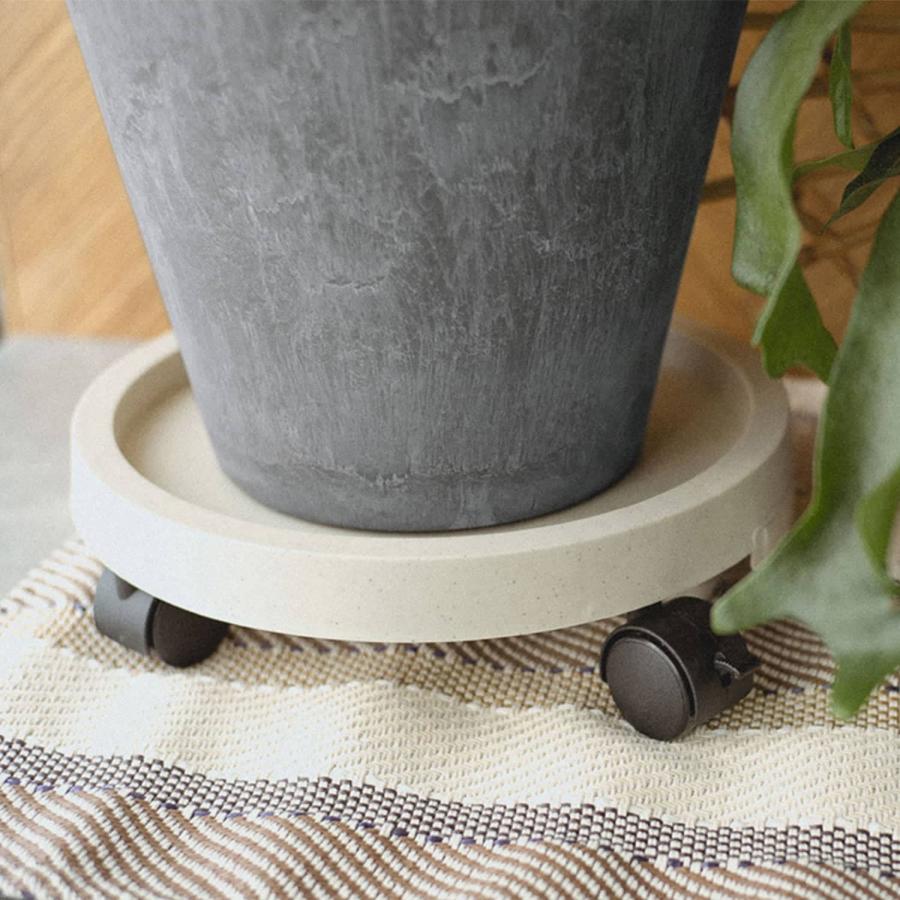 amabro アマブロ PLANTS TRAY プランツトレイ 受皿 鉢皿 受け皿 鉢皿 プランター用 植木 観葉植物 キャスター | amabro