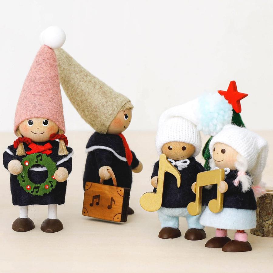 ノルディカニッセ　ハーモニーシリーズ　男の子　サンタ　2点セット 楽天市場】ノルディカニッセ 2点 セット そりに乗るサンタ ＋