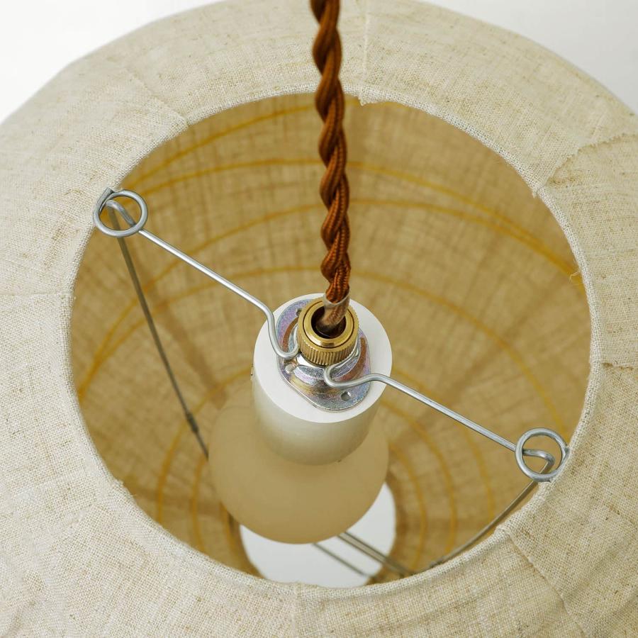 ペンダントライト APROZ アプロス ROSEWARD／300 ローズワード 300 照明 ライト 天井照明 吊り下げ 和風 麻 1灯 ダイニング 食卓 リビング 寝室 カフェ 日本製 | ブランド登録なし | 05