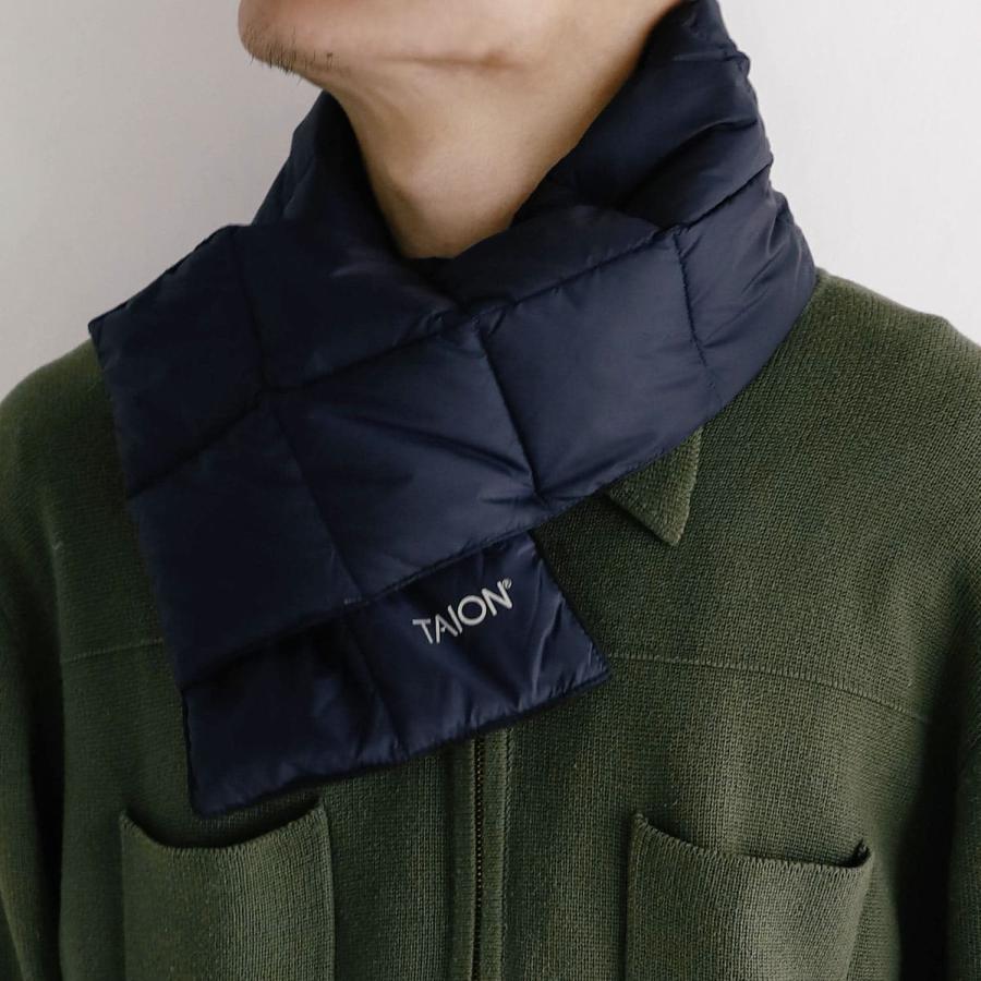 マフラー TAION タイオン 201A ダウンマフラー メンズ レディース キッズ ユニセックス 男女兼用 パッカブル フリース ネックウォーマー 防寒 軽量 キルティング | TAION | 14