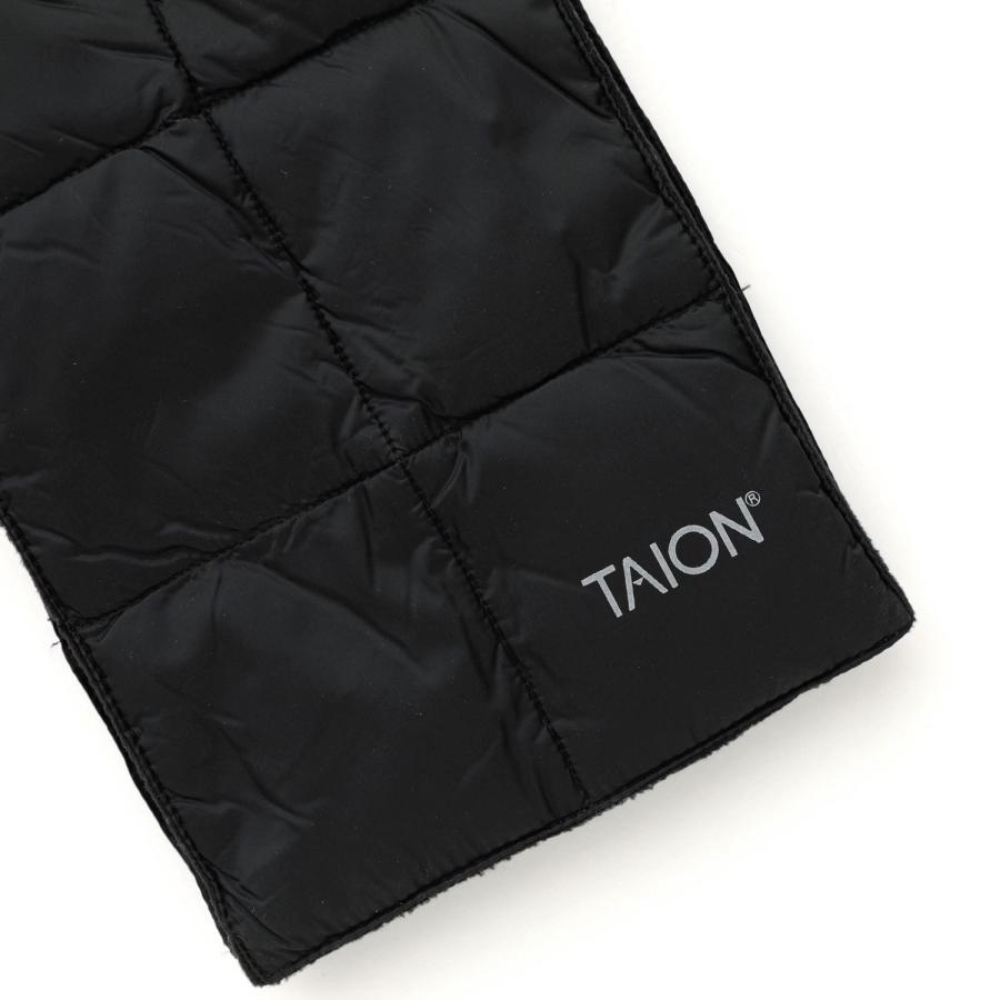 マフラー TAION タイオン 201A ダウンマフラー メンズ レディース キッズ ユニセックス 男女兼用 パッカブル フリース ネックウォーマー 防寒 軽量 キルティング | TAION | 07