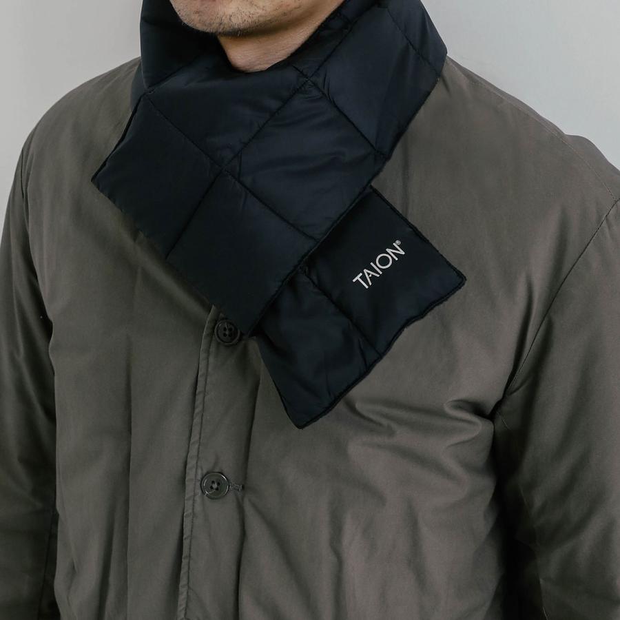 マフラー TAION タイオン 201A ダウンマフラー メンズ レディース キッズ ユニセックス 男女兼用 パッカブル フリース ネックウォーマー 防寒 軽量 キルティング | TAION | 13