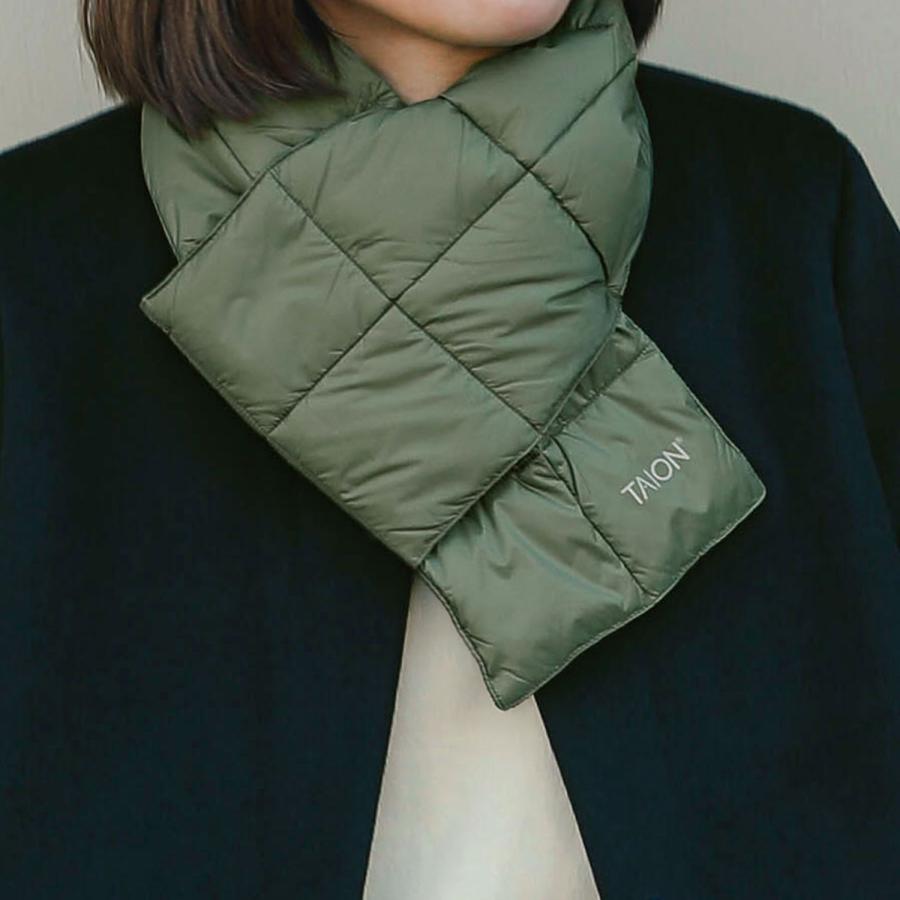 マフラー TAION タイオン 201A ダウンマフラー メンズ レディース キッズ ユニセックス 男女兼用 パッカブル フリース ネックウォーマー 防寒 軽量 キルティング | TAION | 09