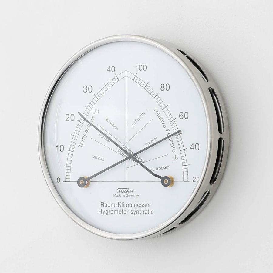 温湿度計 Fischer-barometer フィッシャーバロメーター 142.01 コンフォートメーター 温度計 湿度計 サーモメーター ドイツ製 アナログ インテリア 壁掛け | FISCHER | 07