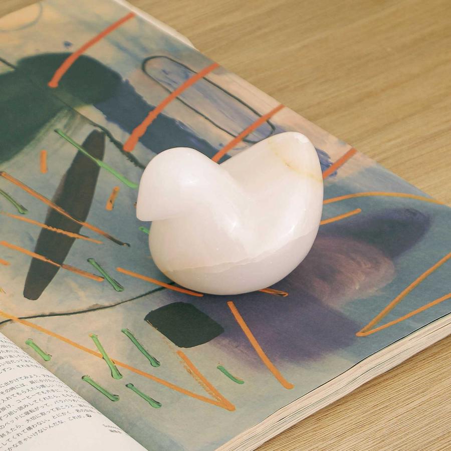 ペーパーウェイト MARBLE BIRDS Dan マーブル バード ダン 鳥 大理石 オブジェ インテリア 置物 文鎮 重し ギフト ハンドメイド おしゃれ | ブランド登録なし | 16