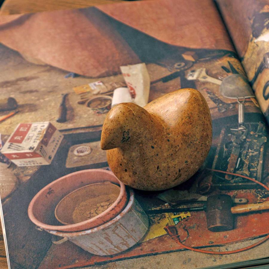 ペーパーウェイト MARBLE BIRDS Dan マーブル バード ダン 鳥 大理石 オブジェ インテリア 置物 文鎮 重し ギフト ハンドメイド おしゃれ | ブランド登録なし | 17