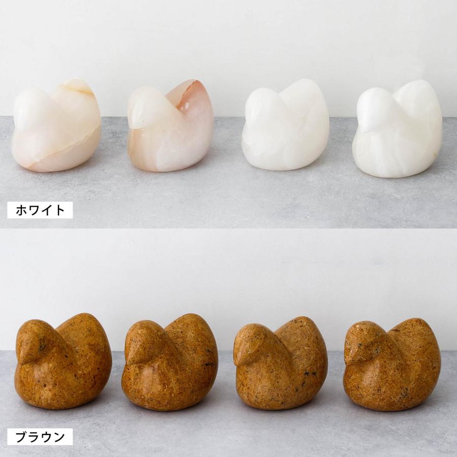 ペーパーウェイト MARBLE BIRDS Dan マーブル バード ダン 鳥 大理石 オブジェ インテリア 置物 文鎮 重し ギフト ハンドメイド おしゃれ | ブランド登録なし | 19