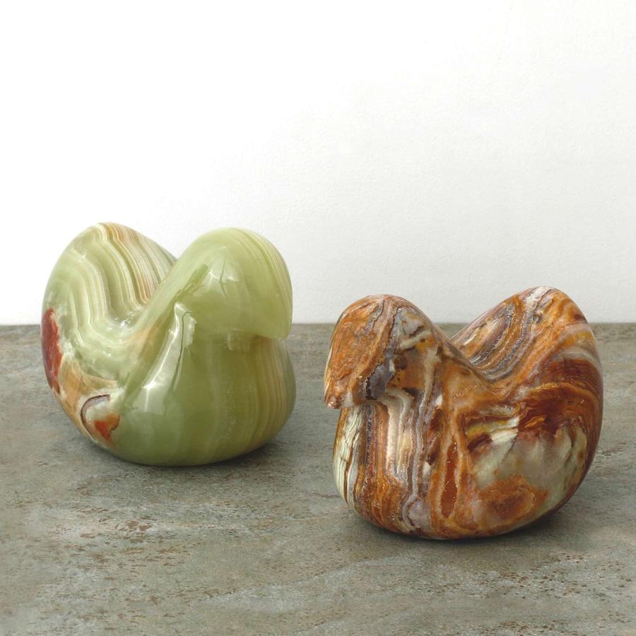 ペーパーウェイト MARBLE BIRDS Dan マーブル バード ダン 鳥 大理石 オブジェ インテリア 置物 文鎮 重し ギフト ハンドメイド おしゃれ | ブランド登録なし | 08