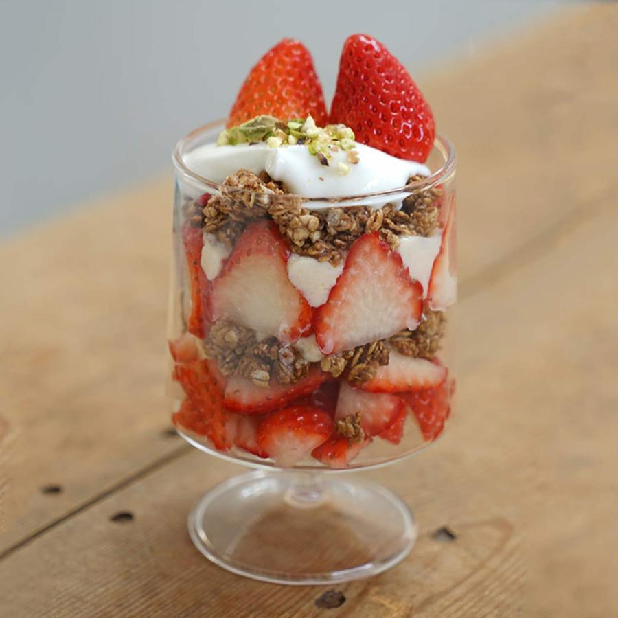 赤いガラス製コーン型グラス スコン ゴブレット | AXCIS ONLINE