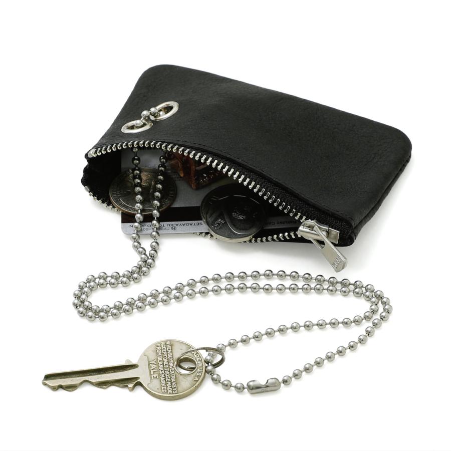 ミニポーチ REN クラマエポーチ ピッグスキン・ハリー 定期入れ カード コイン 小銭入れ 財布 鍵 キーチェーン パスケース ギフト | REN | 07