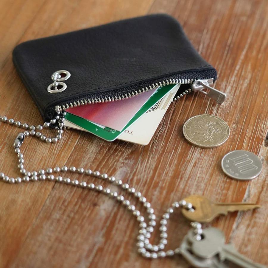 ミニポーチ REN クラマエポーチ ピッグスキン・ハリー 定期入れ カード コイン 小銭入れ 財布 鍵 キーチェーン パスケース ギフト | REN | 11