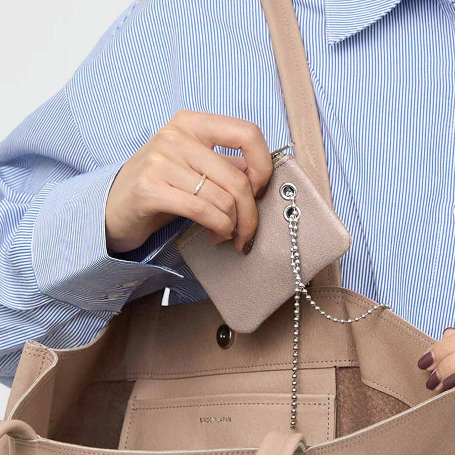 ミニポーチ REN クラマエポーチ ピッグスキン・ハリー 定期入れ カード コイン 小銭入れ 財布 鍵 キーチェーン パスケース ギフト | REN | 20