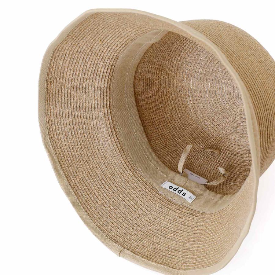 ハット odds オッズ ウォッシャブルハット 2023年 春 夏 帽子 バケットハット ブレードハット レディース 折りたたみ 洗濯 | Odds | 06