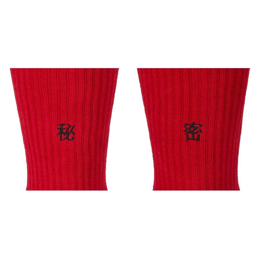 靴下 decka Pile Socks Embroidery by BRU NA BOINNE デカ パイルソックス レディース 刺繍 日本製 クルーソックス アート パイル かわいい おしゃれ | decka Quality socks | 10