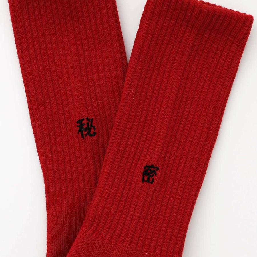 靴下 decka Pile Socks Embroidery by BRU NA BOINNE デカ パイルソックス レディース 刺繍 日本製 クルーソックス アート パイル かわいい おしゃれ | decka Quality socks | 13