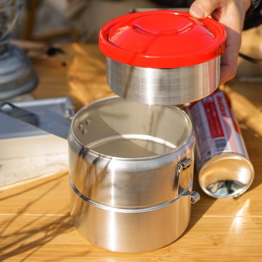 鍋 Mardouro マルドウロ アルミキャニスター セパレート 直火 調理器具 食器 バーべキュー キャンプ ソロキャンプ 登山 アウトドア 軽量 フタ 蓋つき |  | 10