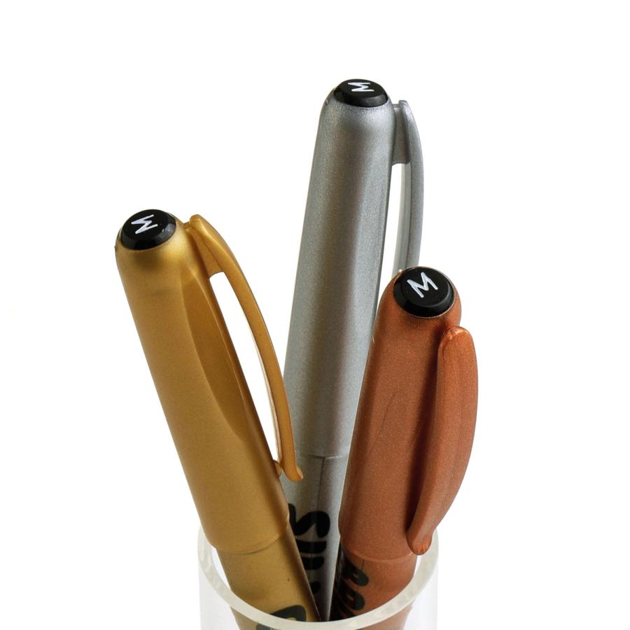 マーカー centropen Metallic Marker セントロペン メタリックマーカー 1.0mm 金 銀 銅 ブロンズ 油性 手帳 かわいい おしゃれ 筆記具 文房具 | ブランド登録なし | 08