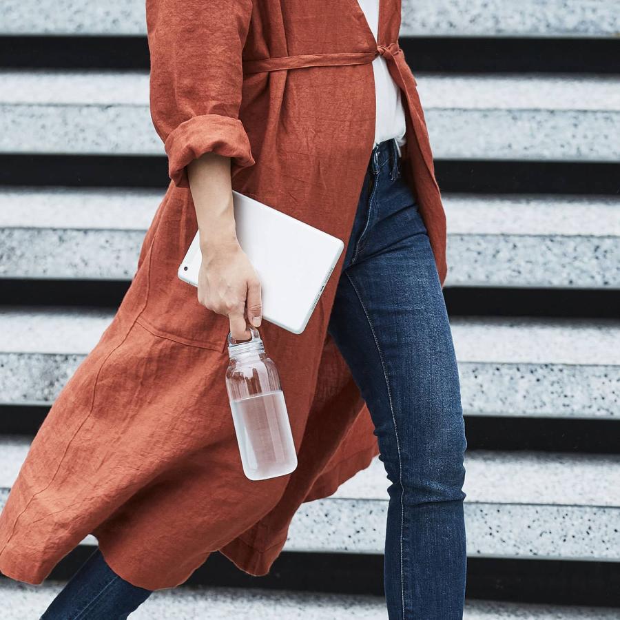 水筒 KINTO キントー ウォーターボトル 500ml タンブラー 持ち運び 蓋付き こぼれない 軽量 軽い マグボトル 取っ手 持ち手 透明 食洗機対応 シンプル おしゃれ |  | 07