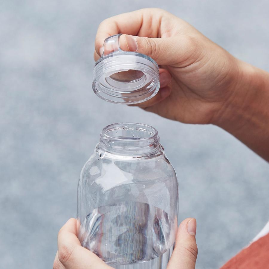 水筒 KINTO キントー ウォーターボトル 500ml タンブラー 持ち運び 蓋付き こぼれない 軽量 軽い マグボトル 取っ手 持ち手 透明 食洗機対応 シンプル おしゃれ |  | 08