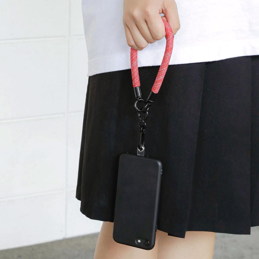 ハンドストラップ H.P HAND STRAP スマホ 手首 ストラップホルダー メンズ レディース キーホルダー キーリング 落下防止 全機種対応 iPhone android | ブランド登録なし | 15