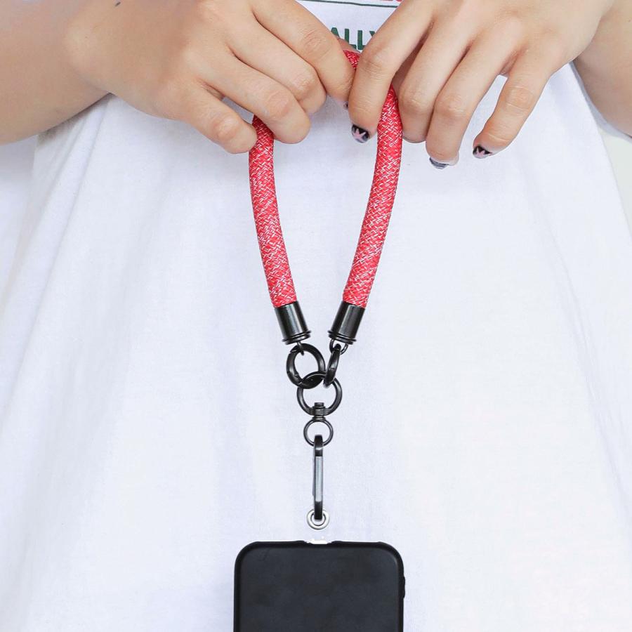 ハンドストラップ H.P HAND STRAP スマホ 手首 ストラップホルダー メンズ レディース キーホルダー キーリング 落下防止 全機種対応 iPhone android | ブランド登録なし | 16