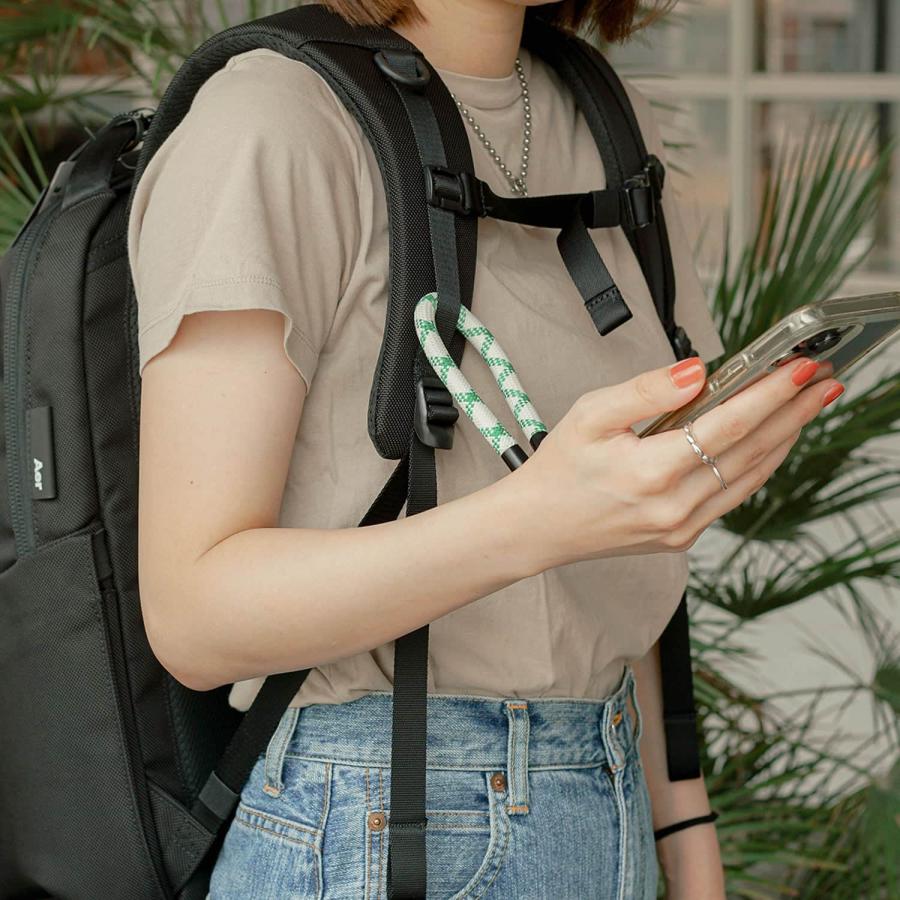 ハンドストラップ H.P HAND STRAP スマホ 手首 ストラップホルダー メンズ レディース キーホルダー キーリング 落下防止 全機種対応 iPhone android | ブランド登録なし | 19