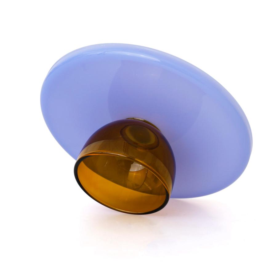 コンポート皿 amabro TWO TONE STAND アマブロ ツートーン スタンド 足つき 脚付き 皿 食器 高台皿 ガラス 15cm ケーキ アクセサリー インセンス 可愛い | amabro | 06