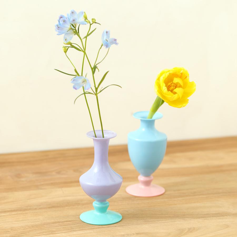 花瓶 amabro TWOTONE MINI VASE アマブロ ツートーン ミニベース フラワーベース 花器 ポット 一輪挿し ディフューザーボトル ガラス 北欧 ギフト 新生活 | amabro | 14