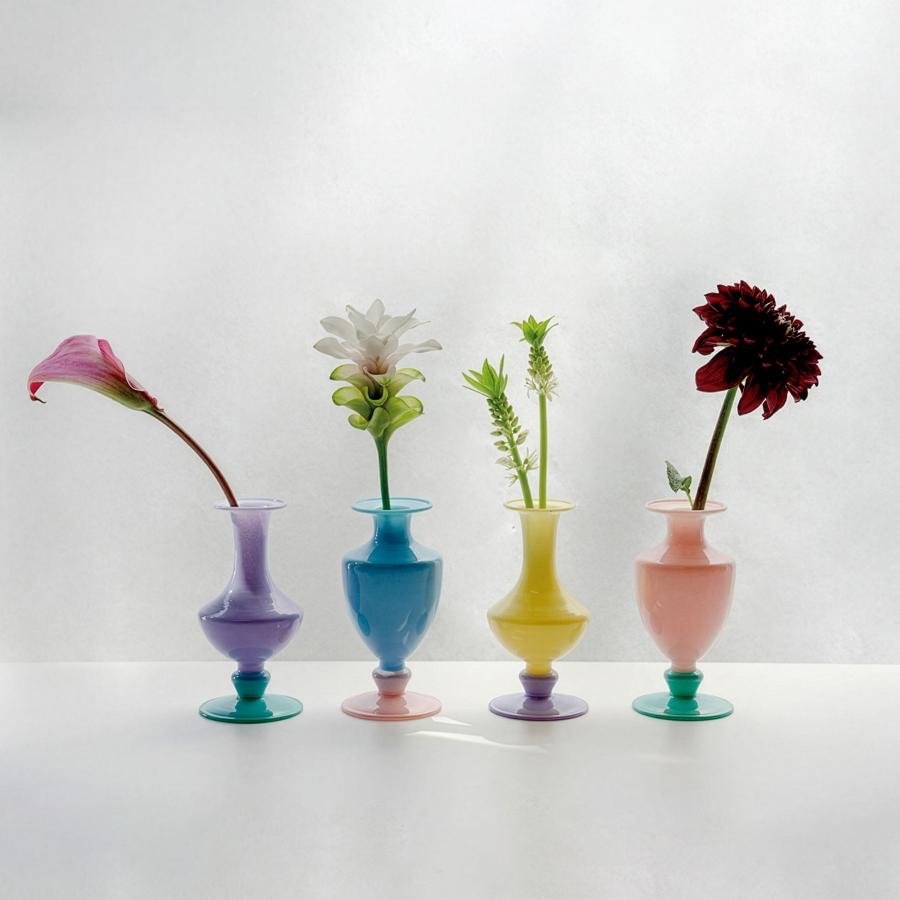 花瓶 amabro TWOTONE MINI VASE アマブロ ツートーン ミニベース フラワーベース 花器 ポット 一輪挿し ディフューザーボトル ガラス 北欧 ギフト 新生活 | amabro | 17