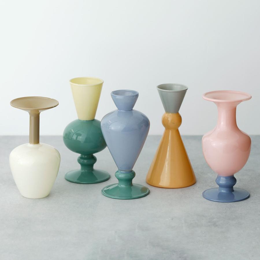 花瓶 amabro TWOTONE MINI VASE アマブロ ツートーン ミニベース フラワーベース 花器 ポット 一輪挿し ディフューザーボトル ガラス 北欧 ギフト 新生活 | amabro | 23