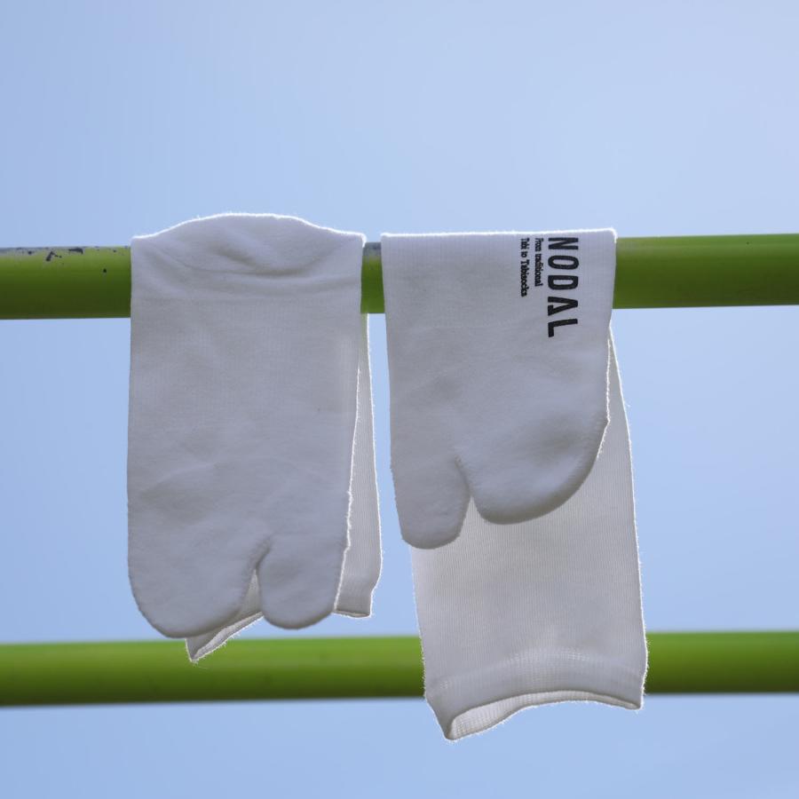 足袋ソックス NODAL COOLMAX EcoMade Fiber Socks ノーダル クールマックスエコモードソックス 靴下 23.0-27.0cm クルーソックス サンダル スニーカー | NODAL | 18