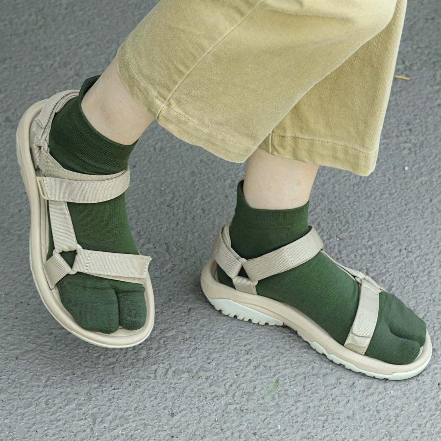 足袋ソックス NODAL CORDURA 60/40 Ankle Socks ノーダル コーデュラ 60／40 アンクルソックス 靴下 23.0-27.0cm アンクル 撥水 サンダル スニーカー | NODAL | 12