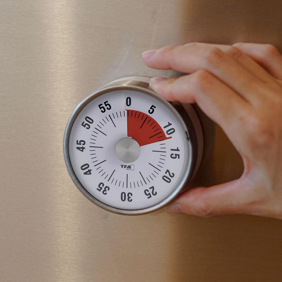 キッチンタイマー TFA Dostmann TFA ドストマン アナログキッチンタイマー パック 38.1028 マグネット 磁石 60分 1時間 料理 調理 子供 勉強 時間管理 おしゃれ | TFA Dostmann | 12