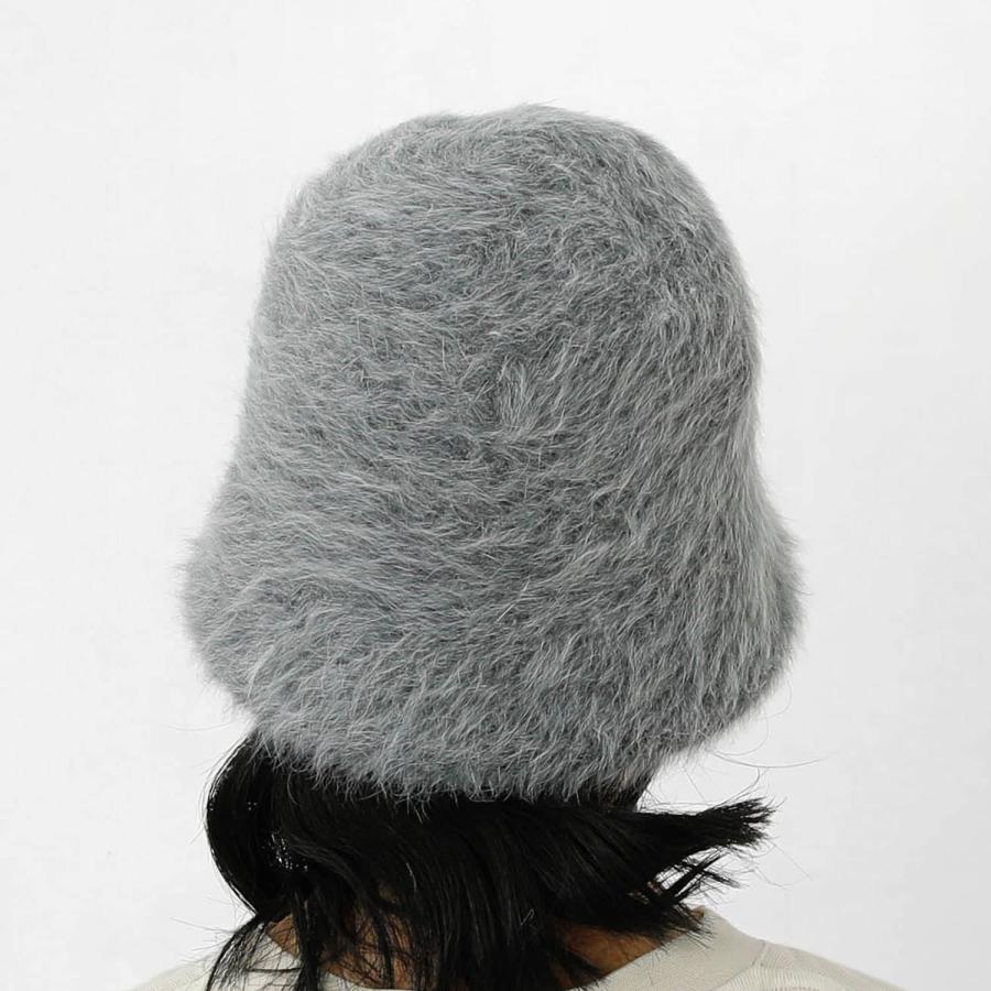 ハット レディース メンズ 秋冬 帽子 バケットハット odds ANGORA BELL HAT オッズ アンゴラ ベルハット 黒 ブラック シンプル おしゃれ | Odds | 09