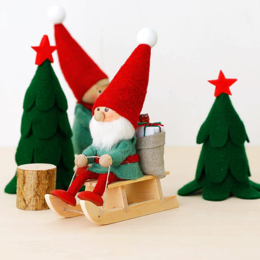 NORDIKA nisse ノルディカニッセ 2023 人形 そりに乗ったサンタ