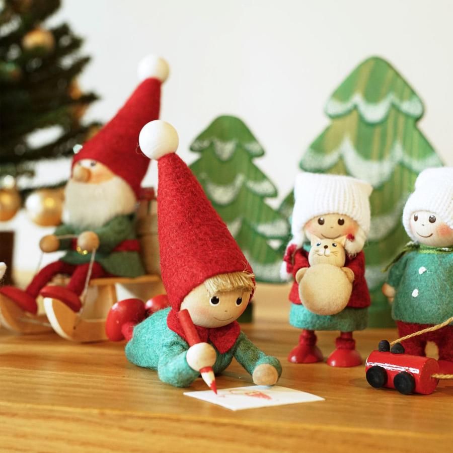 NORDIKA nisse ノルディカニッセ 2023 人形 落書きをする男の子 クリスマス オブジェ 飾り 木製 北欧 雑貨 置物 プレゼント ギフト｜htdd｜10