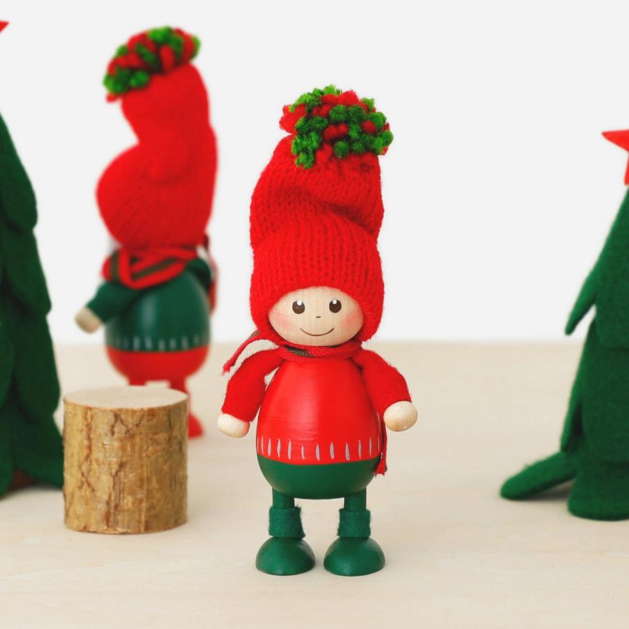 NORDIKA nisse ノルディカニッセ 2023 人形 ツインズ 赤いセーターのふとっちょ男の子 クリスマス オブジェ 飾り 木製 北欧 ギフト プレゼント 置物 NRD120770 | ブランド登録なし | 04
